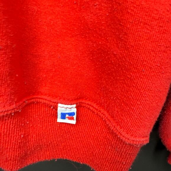 Vintage Eddie Bauer crewneck sweatshirt size medium red classic - Picture 4 of 8